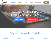 Tablet Screenshot of picasosoftware.com.ar